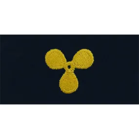 Navy Machinist's Mate Embroidered Coverall Collar Device