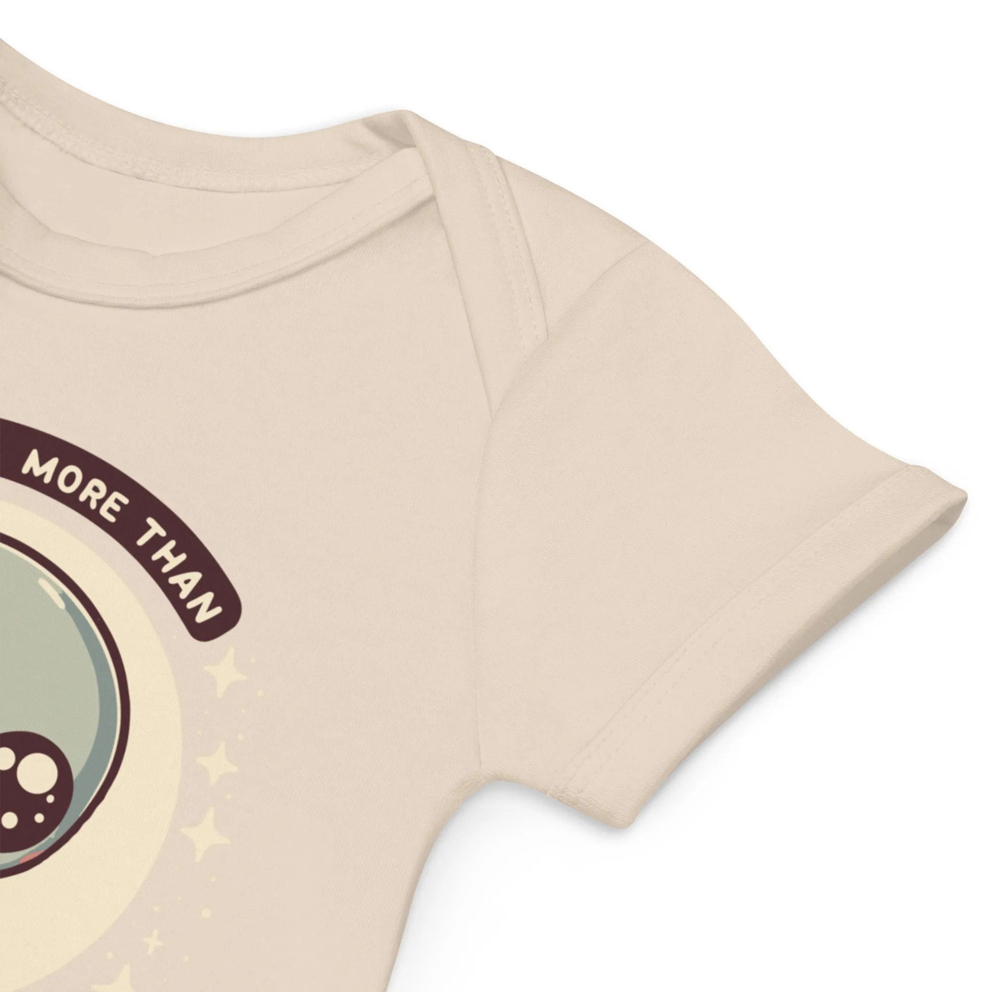 Organic Cotton Baby Bodysuit Loving You More Than The Universe