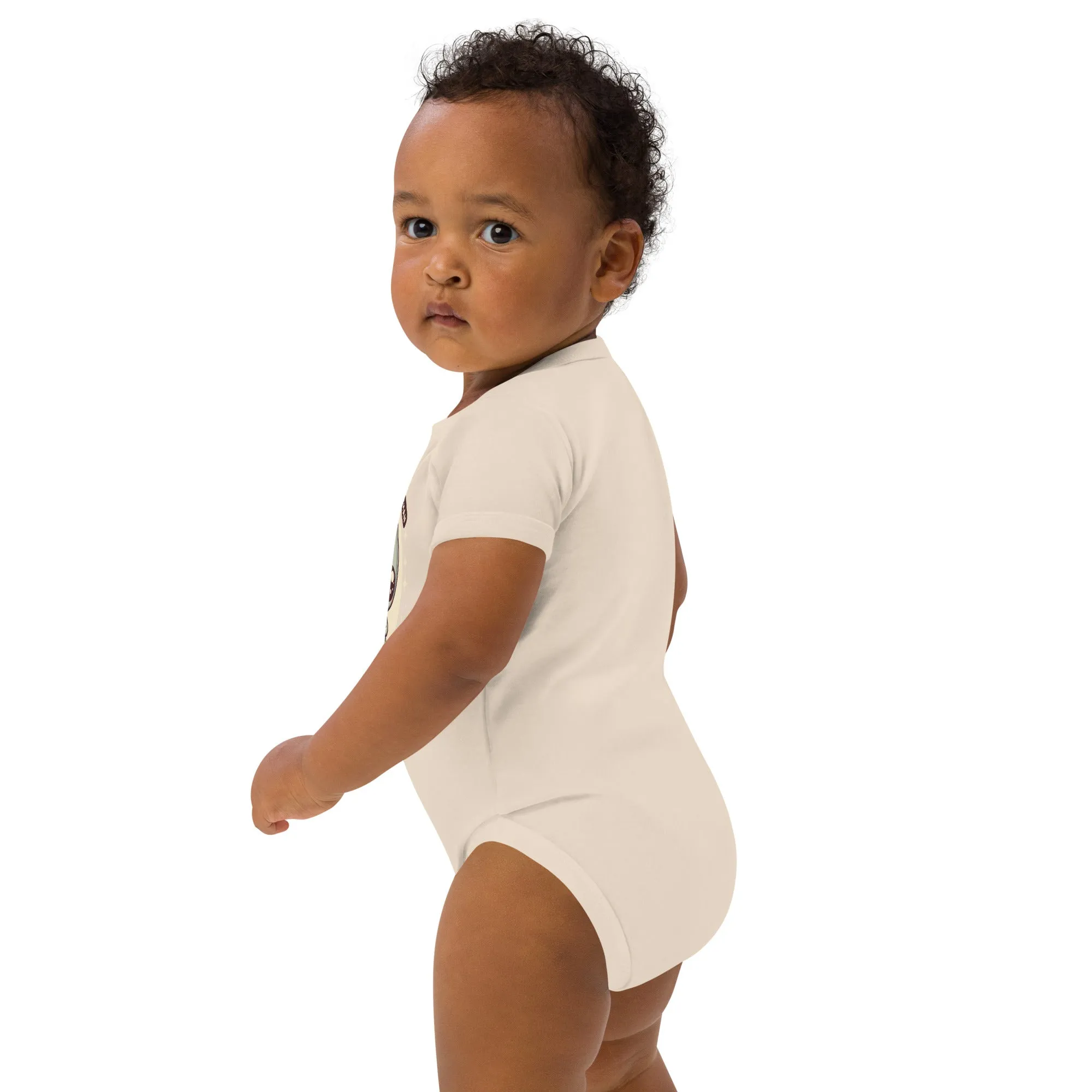 Organic Cotton Baby Bodysuit Loving You More Than The Universe