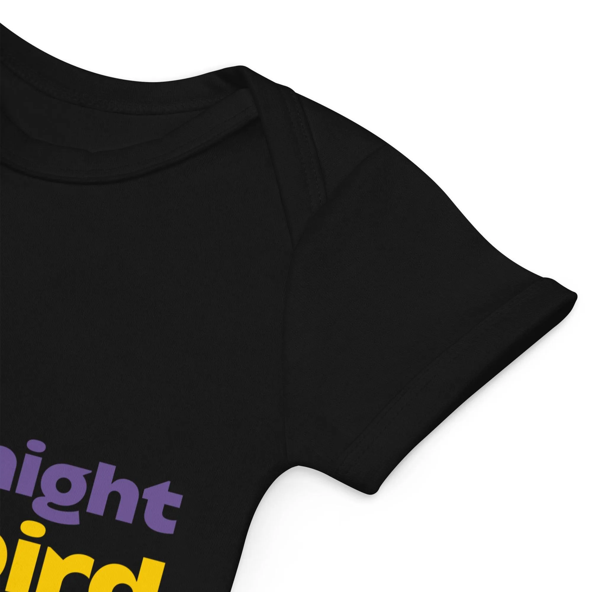 Organic Cotton Baby Bodysuit Night Owl