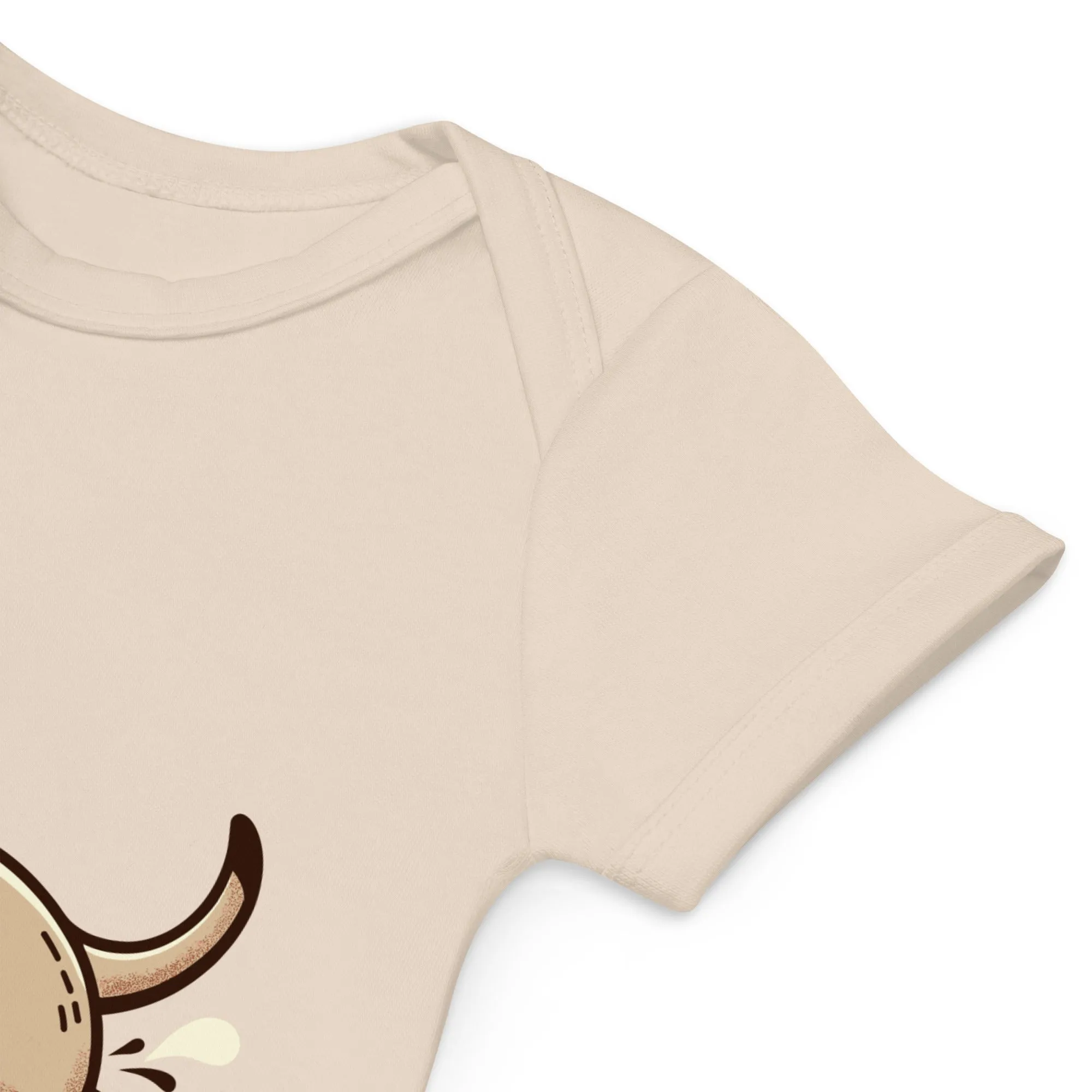 Organic Cotton Baby Bodysuit Papa's Future Swimmer