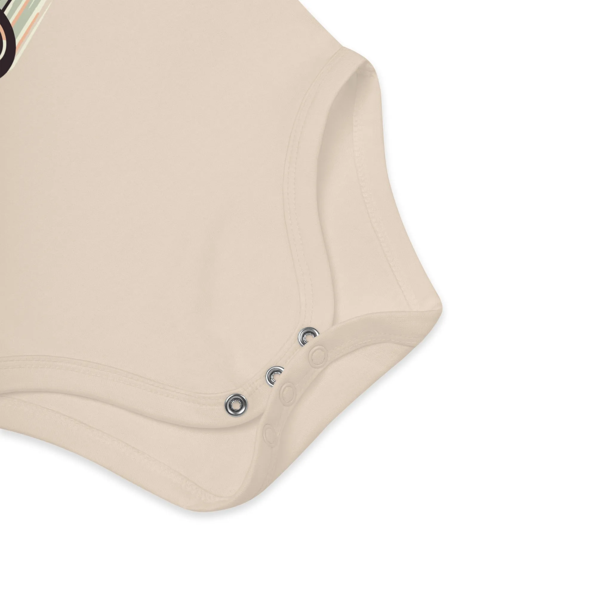 Organic Cotton Baby Bodysuit Racing Vrooom Rabbit