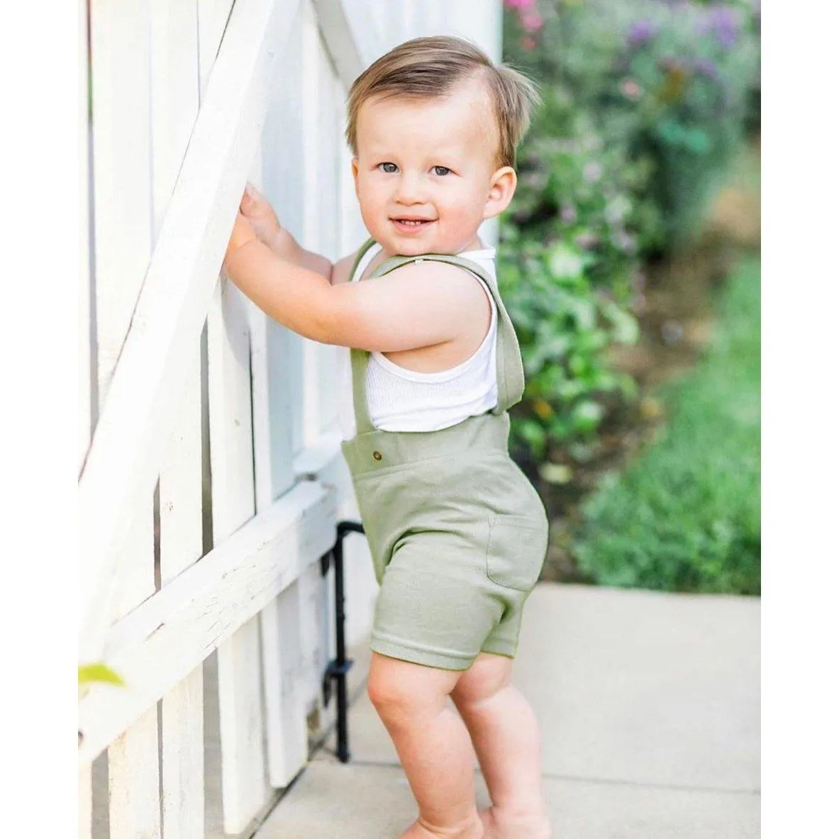 Organic Suspender Shorts