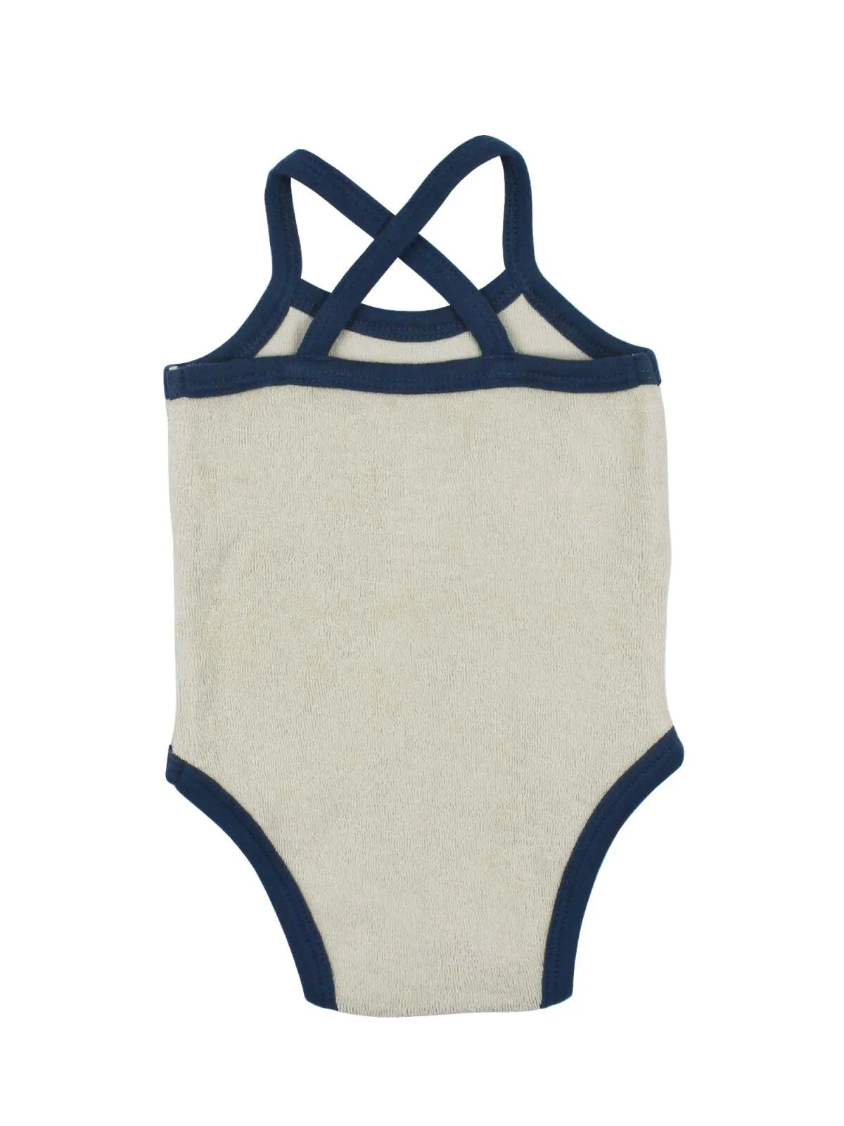 Organic Terry Cloth Bodysuit, Blues