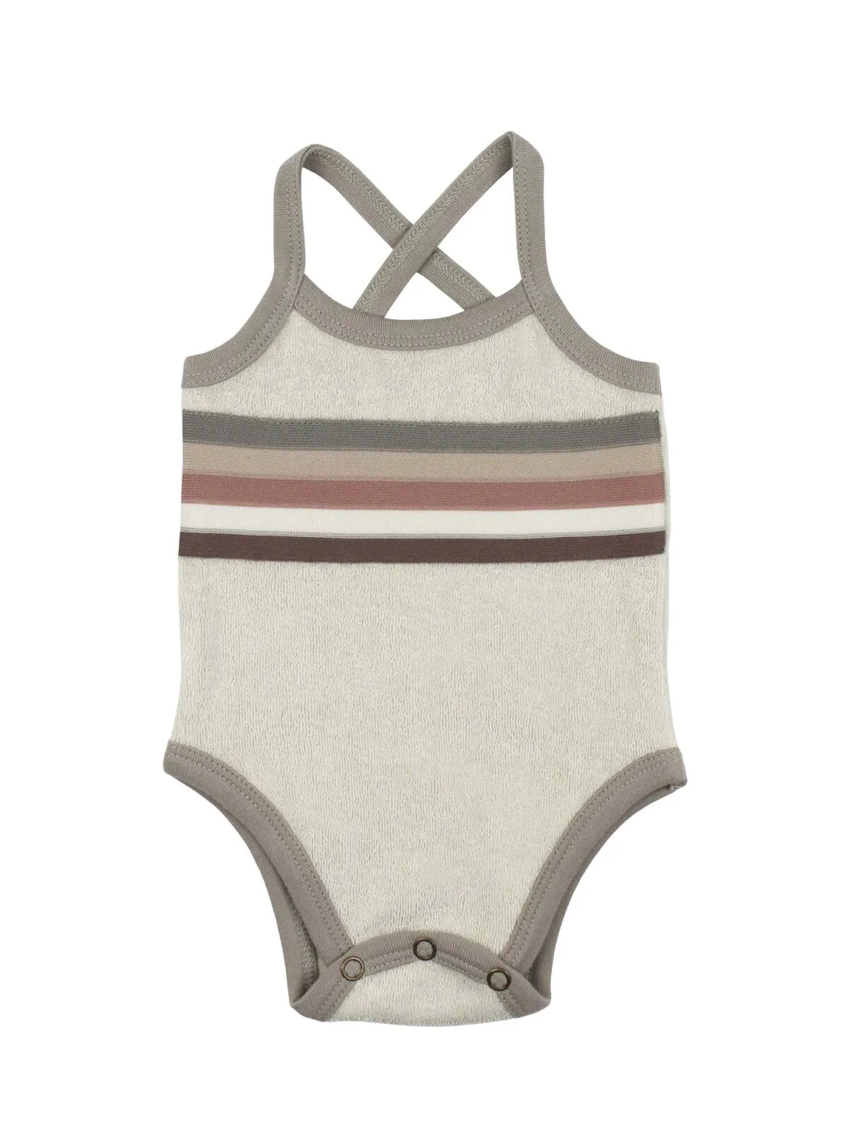 Organic Terry Cloth Bodysuit, Neutrals