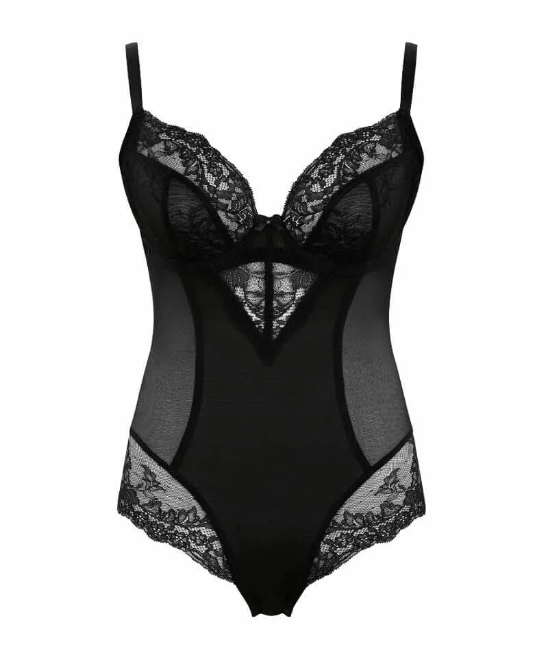 Panache Ana Non Padded Bodysuit - Black
