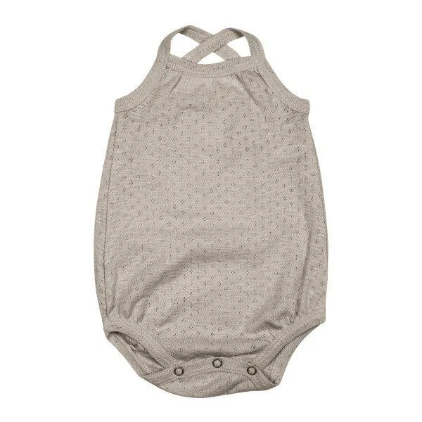 Pointelle Crossback Bodysuit