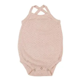 Pointelle Crossback Bodysuit