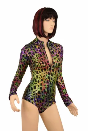 Poisonous "Stella" Zipper Romper