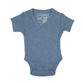 Pool Blue Pointelle Wrap Bodysuit