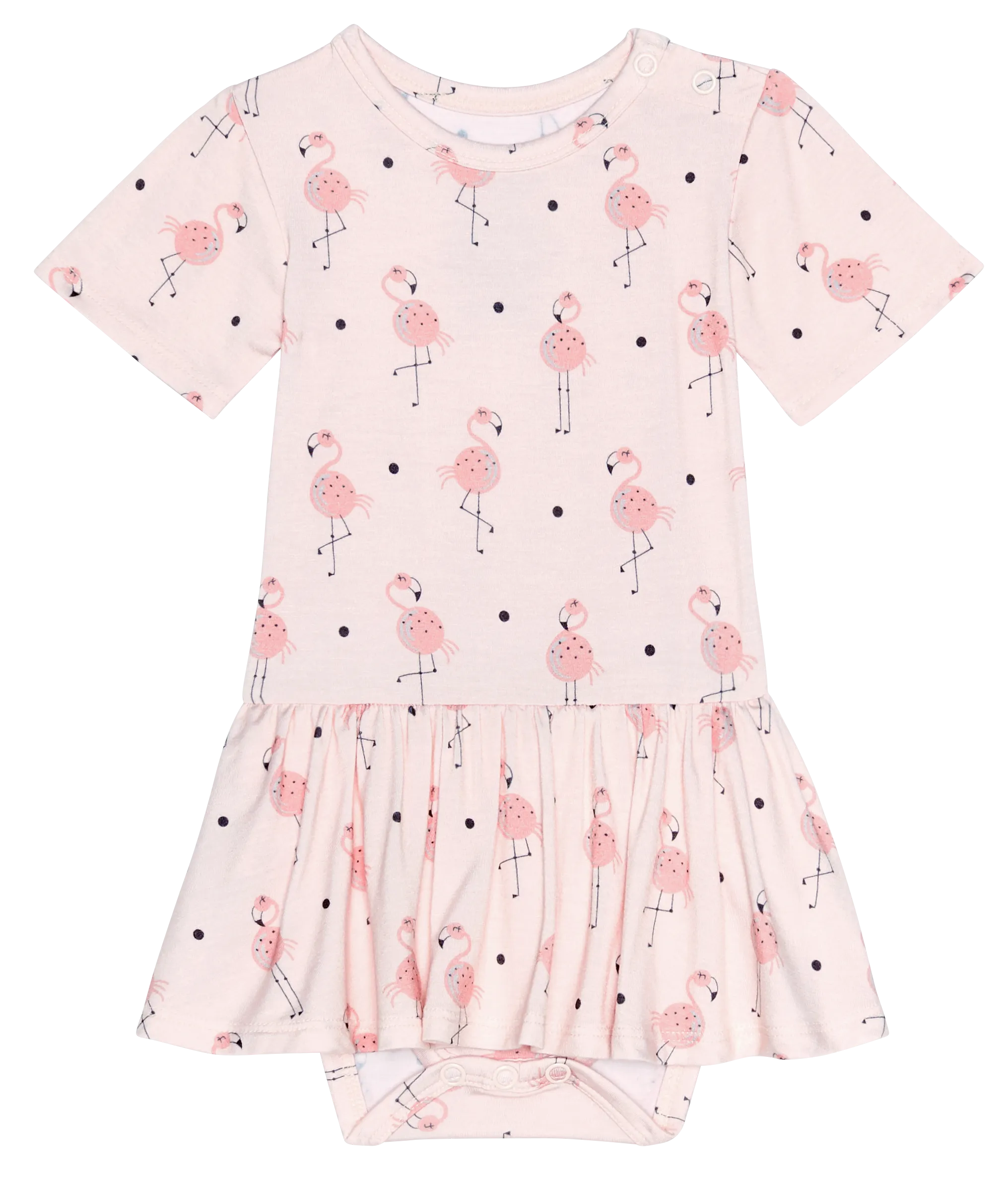 Posh Peanut Frida S/S Twirl Skirt Bodysuit
