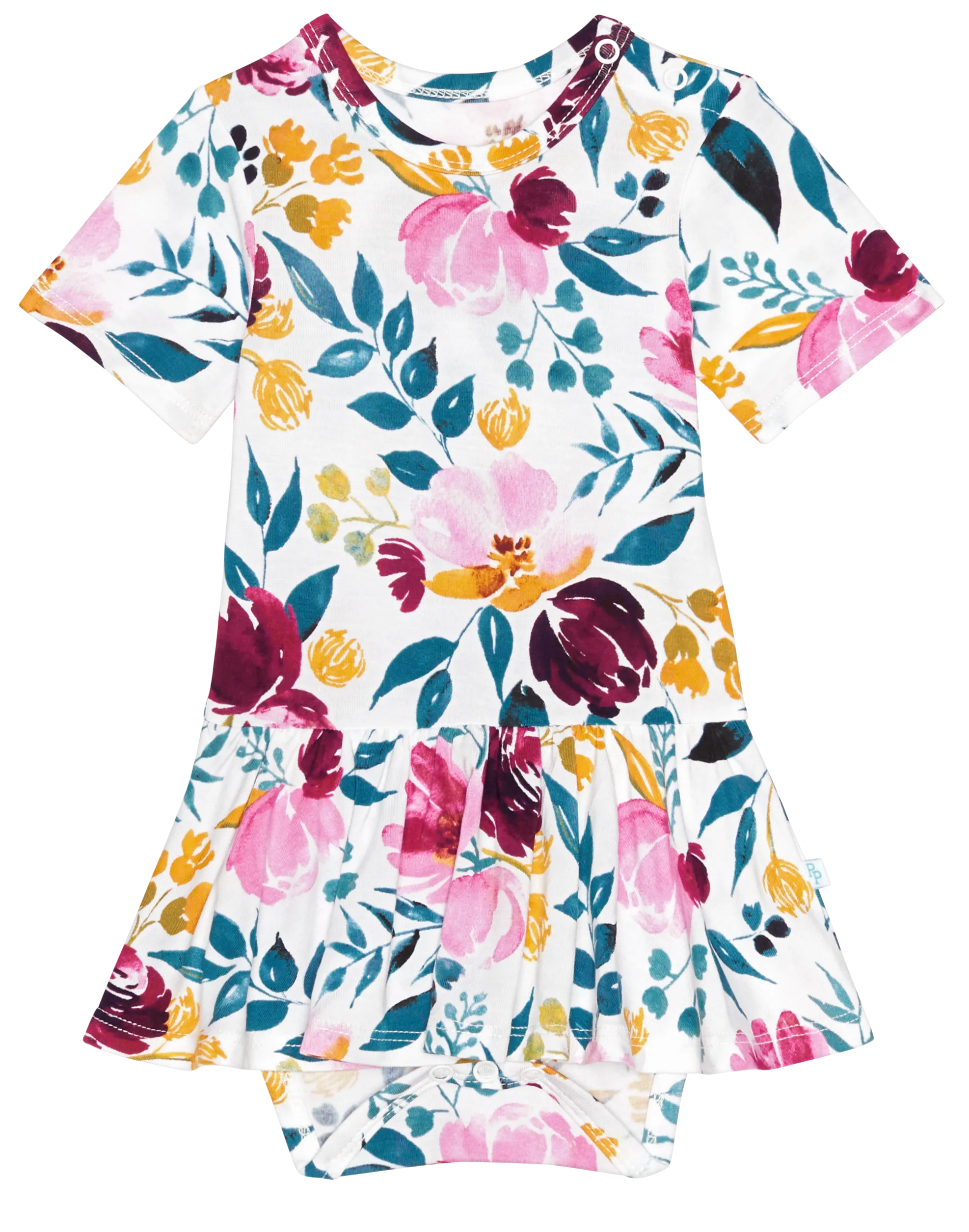 Posh Peanut Jozie S/S Twirl Skirt Bodysuit