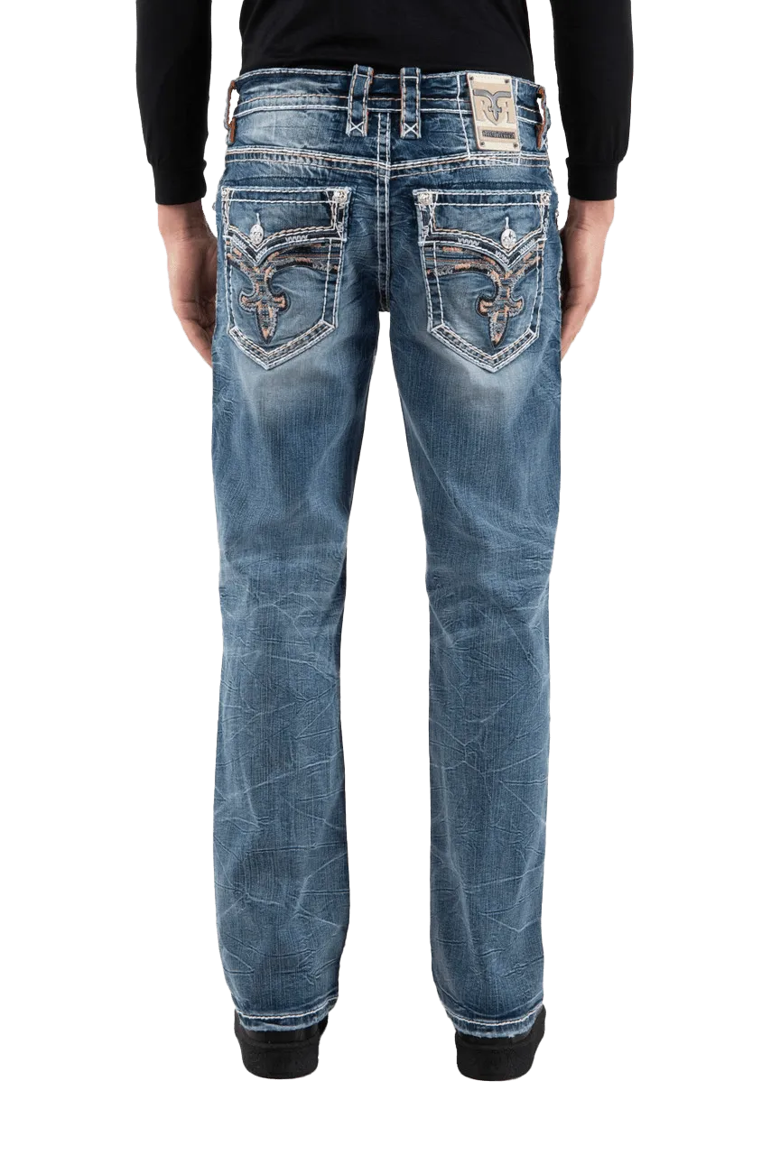 Rock Revival Men's Brayen B226 Boot Cut Jeans