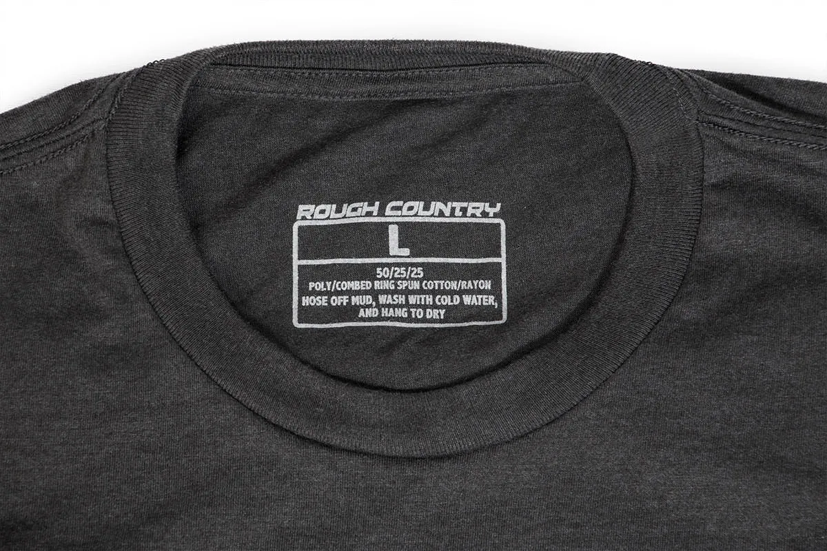 Rough Country T-Shirt - Born & Raised - Black - 3XL