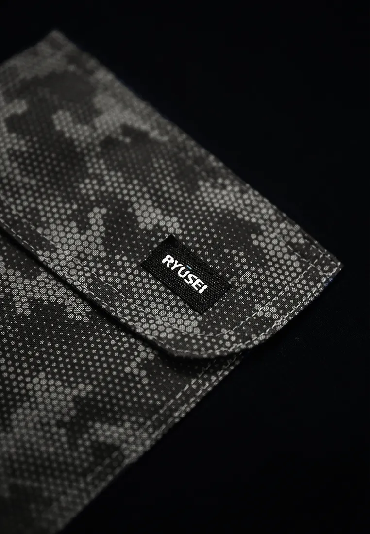 Ryusei Kaos Pria Oversize Boxy Hatanaka Pocket