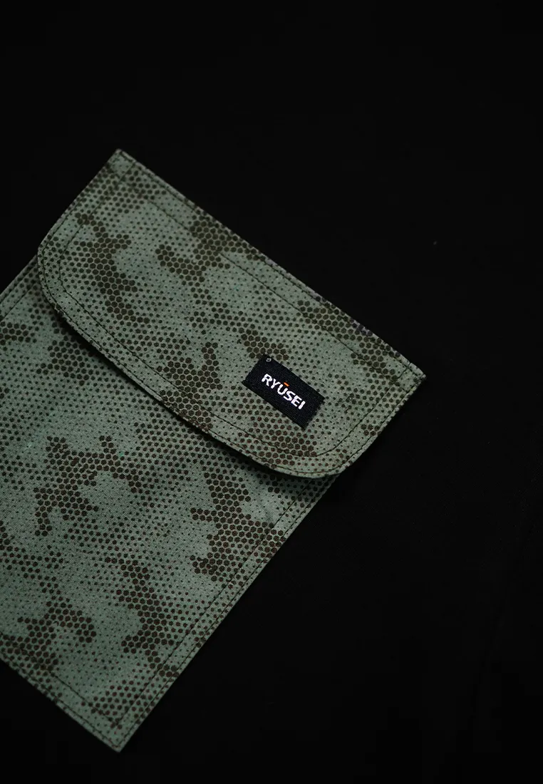 Ryusei Kaos Pria Oversize Boxy Hatanaka Pocket