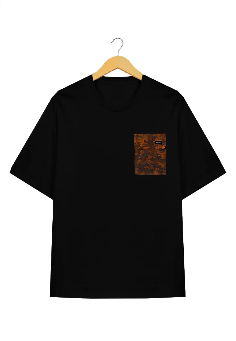 Ryusei Kaos Pria Oversize Boxy Hatanaka Pocket