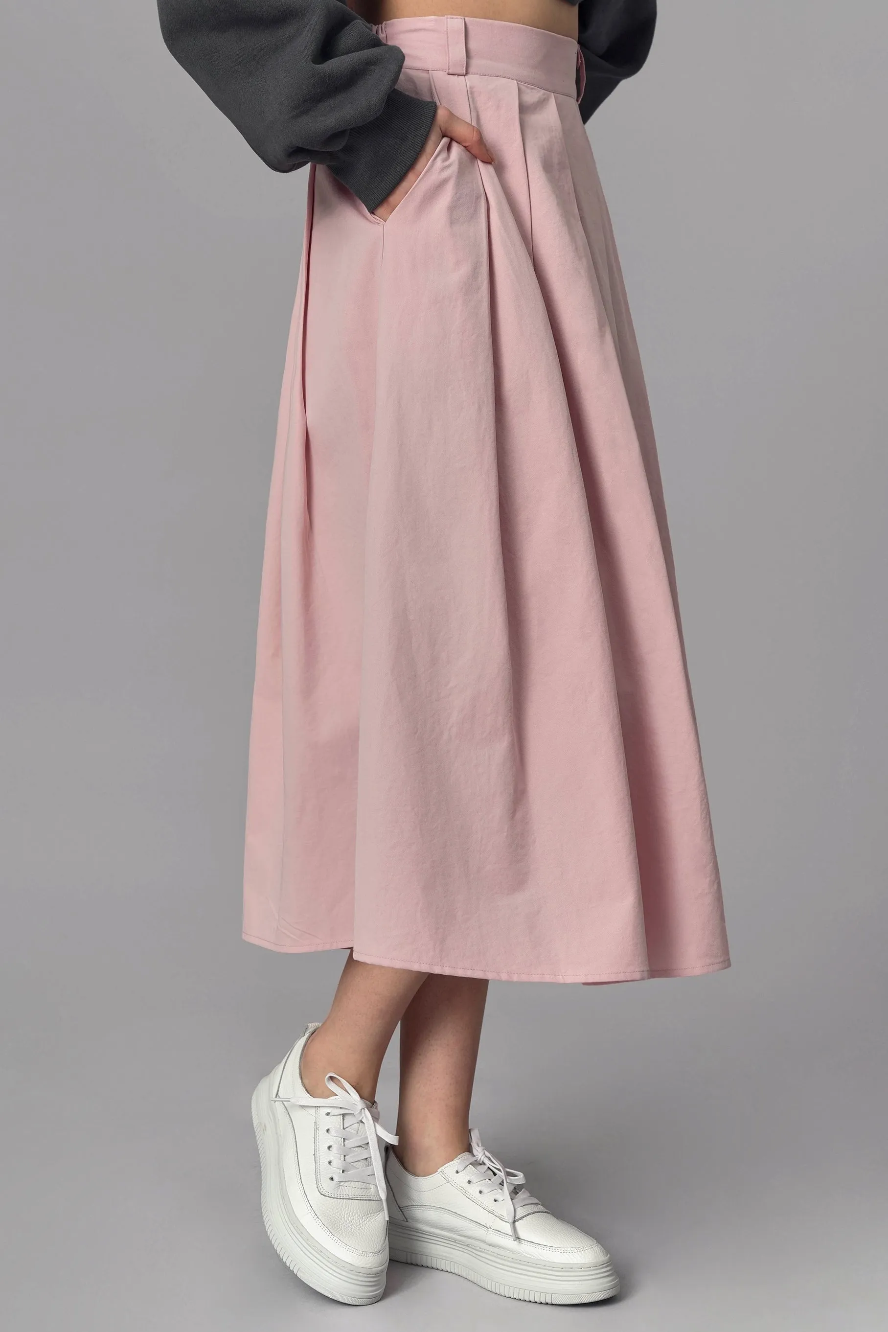 Sally Pleated Maxi Skirt