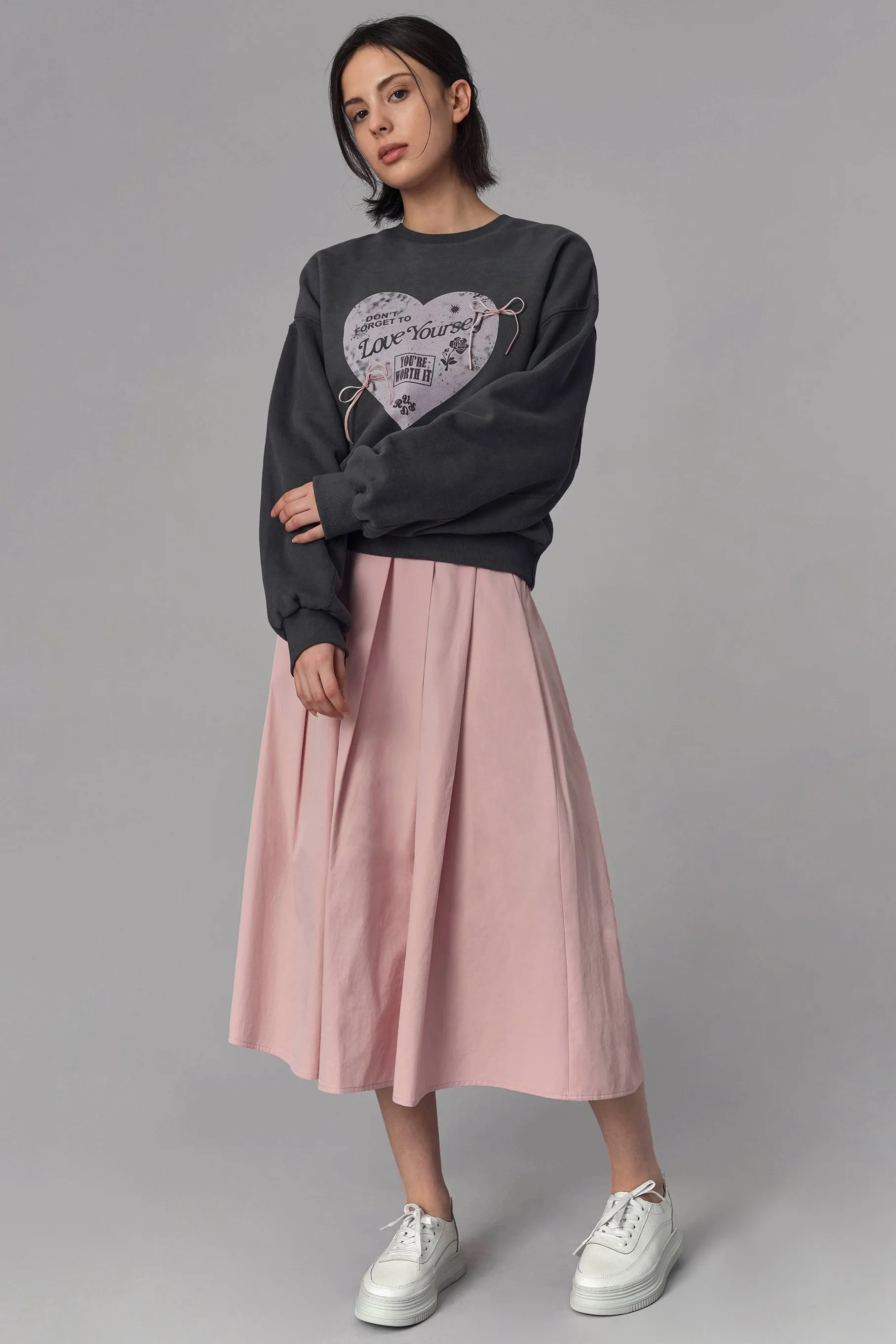 Sally Pleated Maxi Skirt