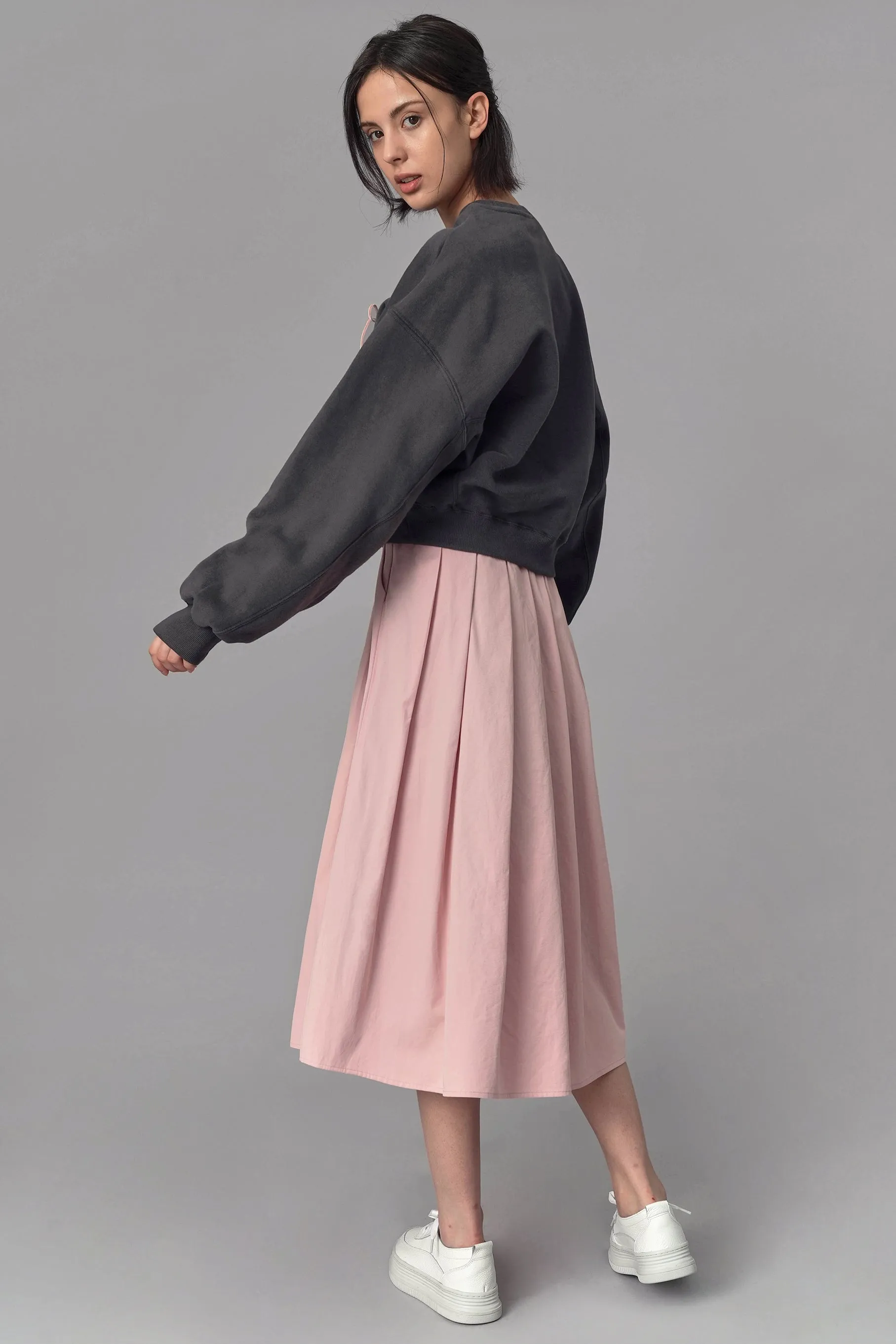 Sally Pleated Maxi Skirt
