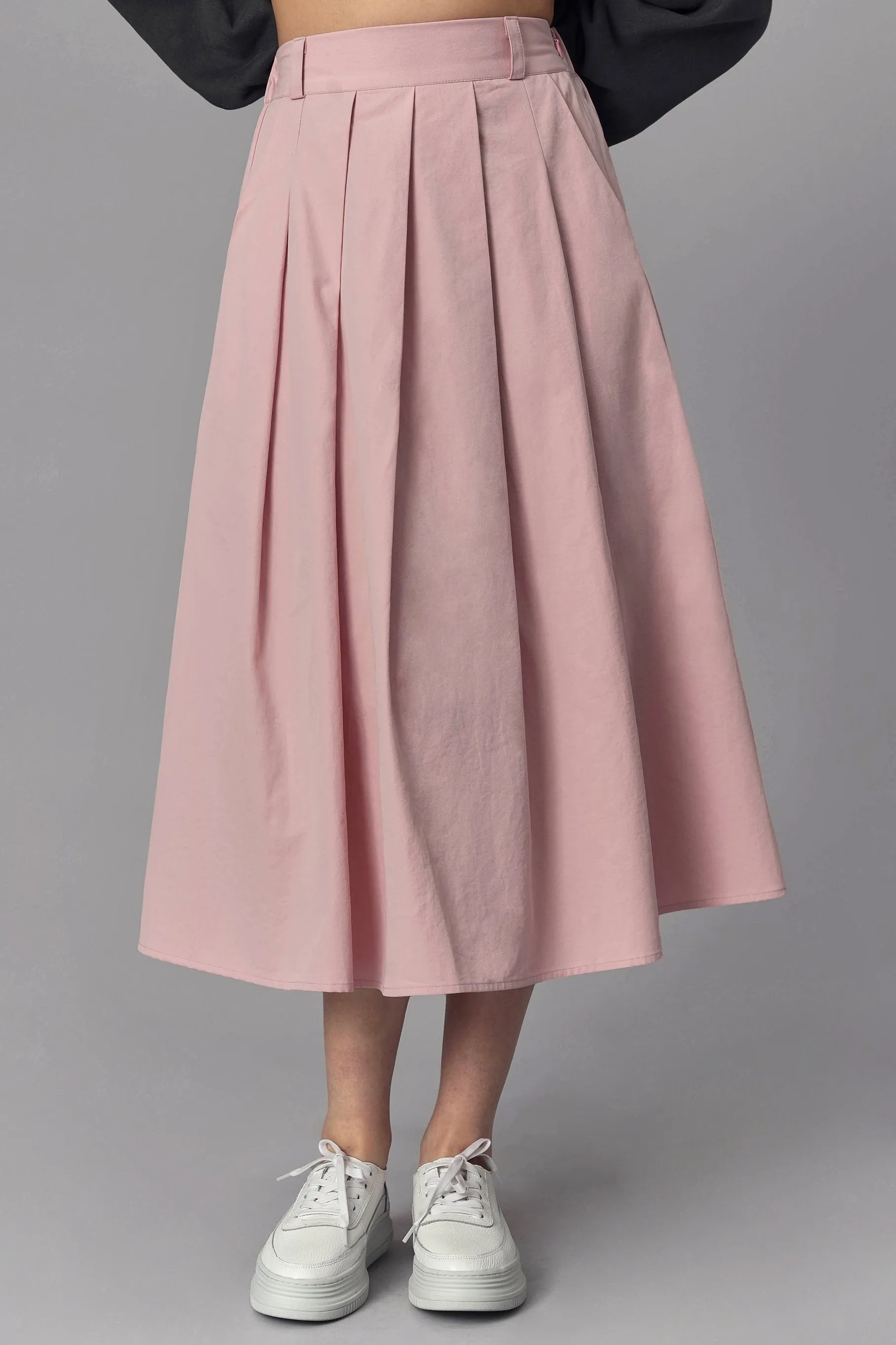 Sally Pleated Maxi Skirt
