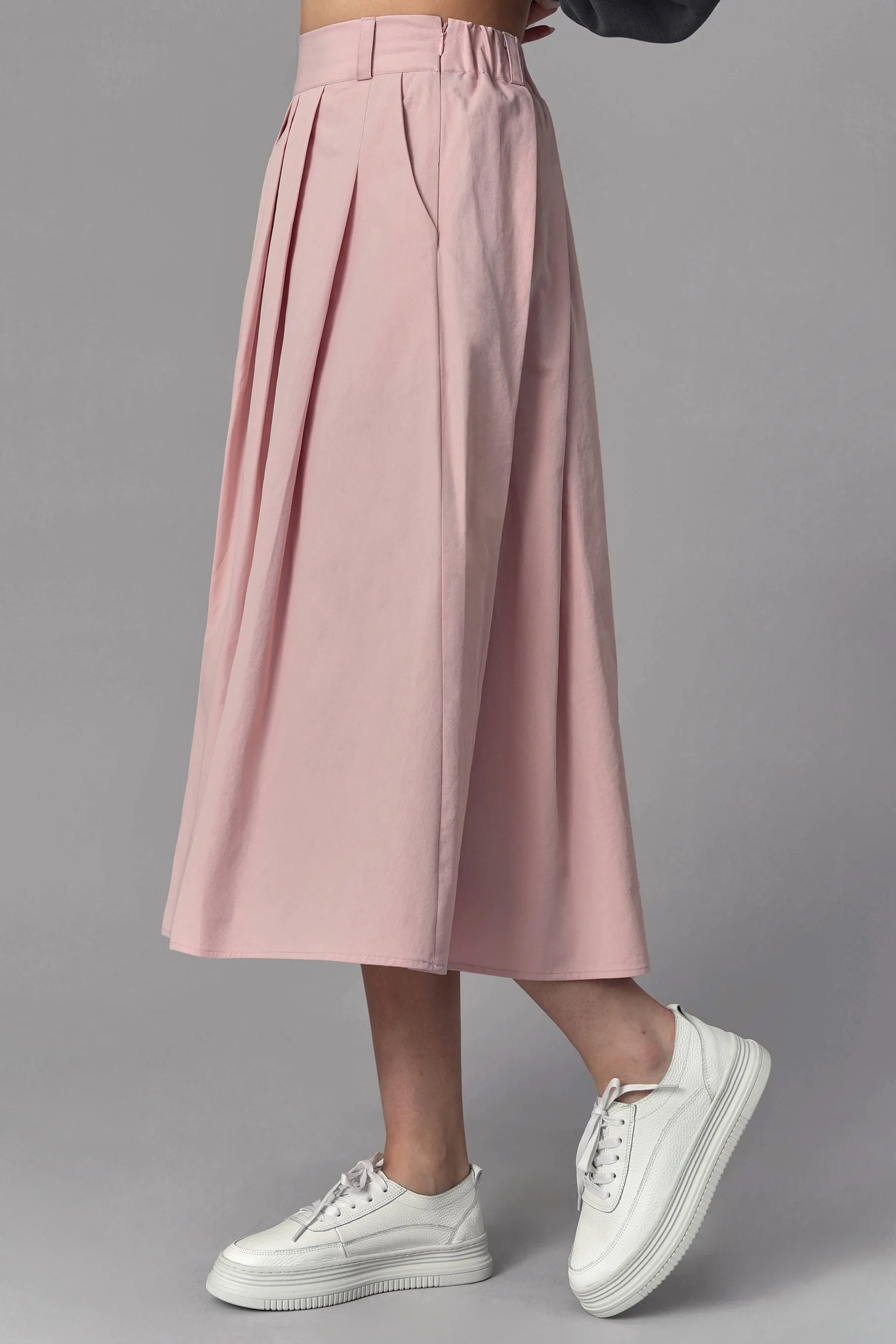 Sally Pleated Maxi Skirt