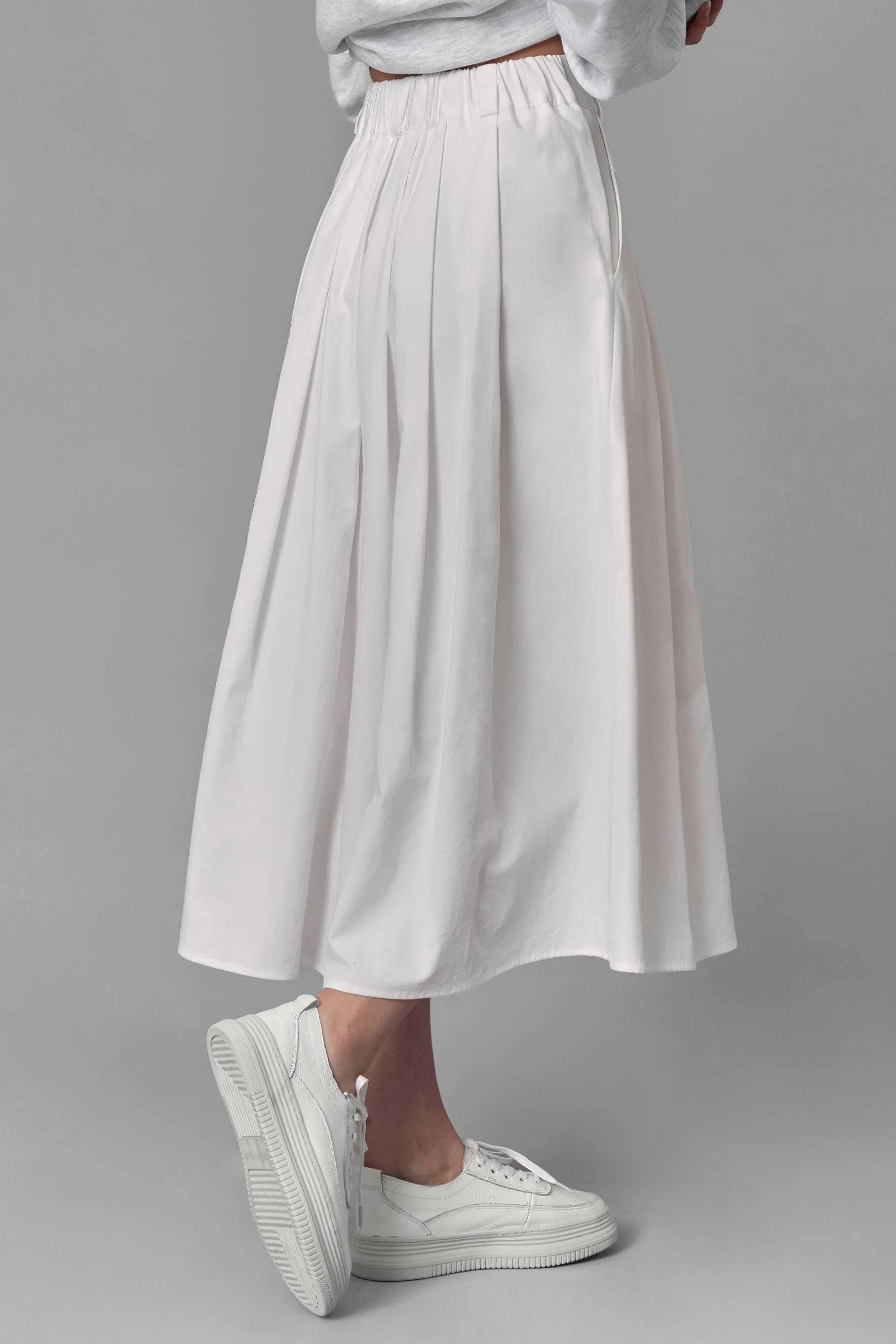 Sally Pleated Maxi Skirt