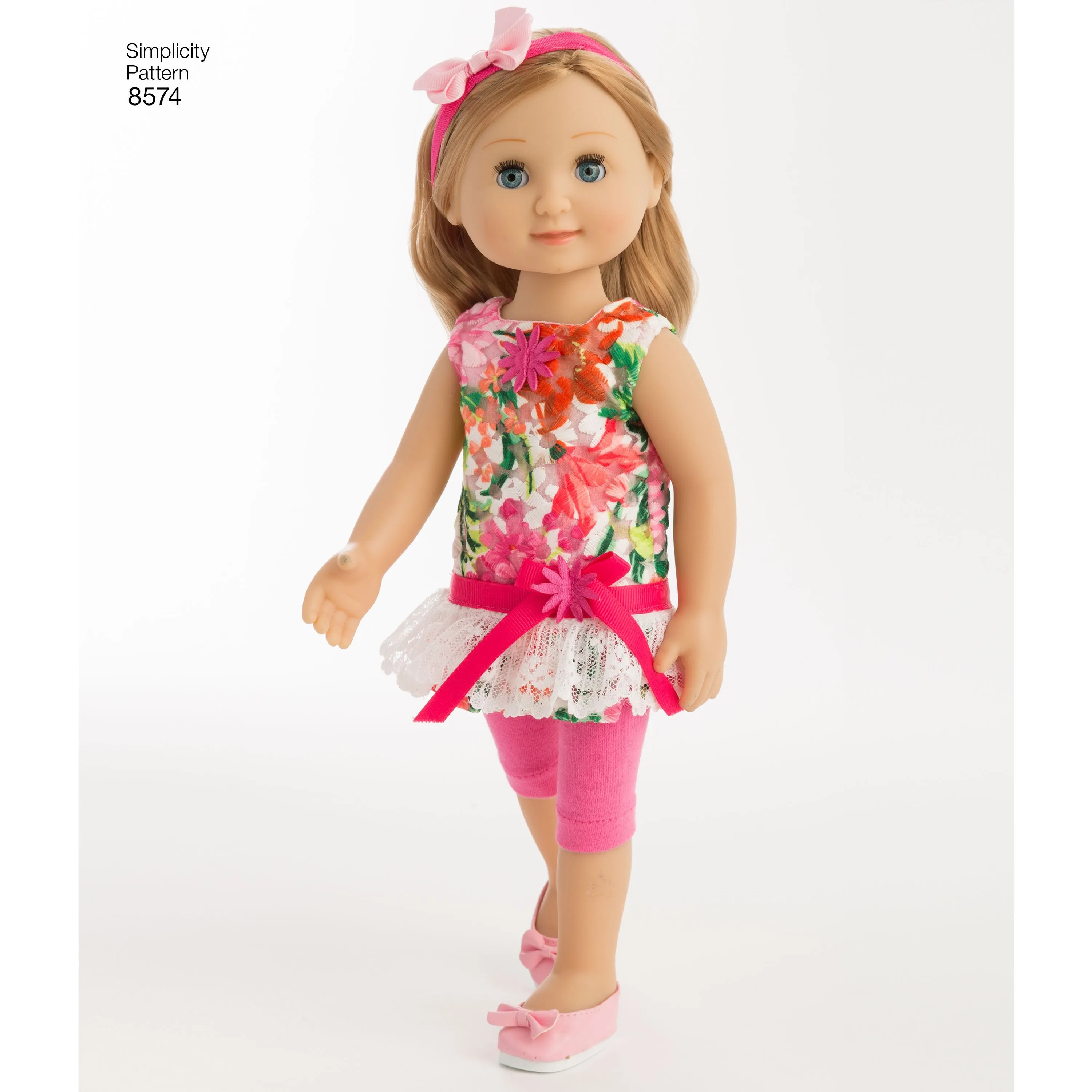Simplicity Sewing Pattern 8574 doll clothes