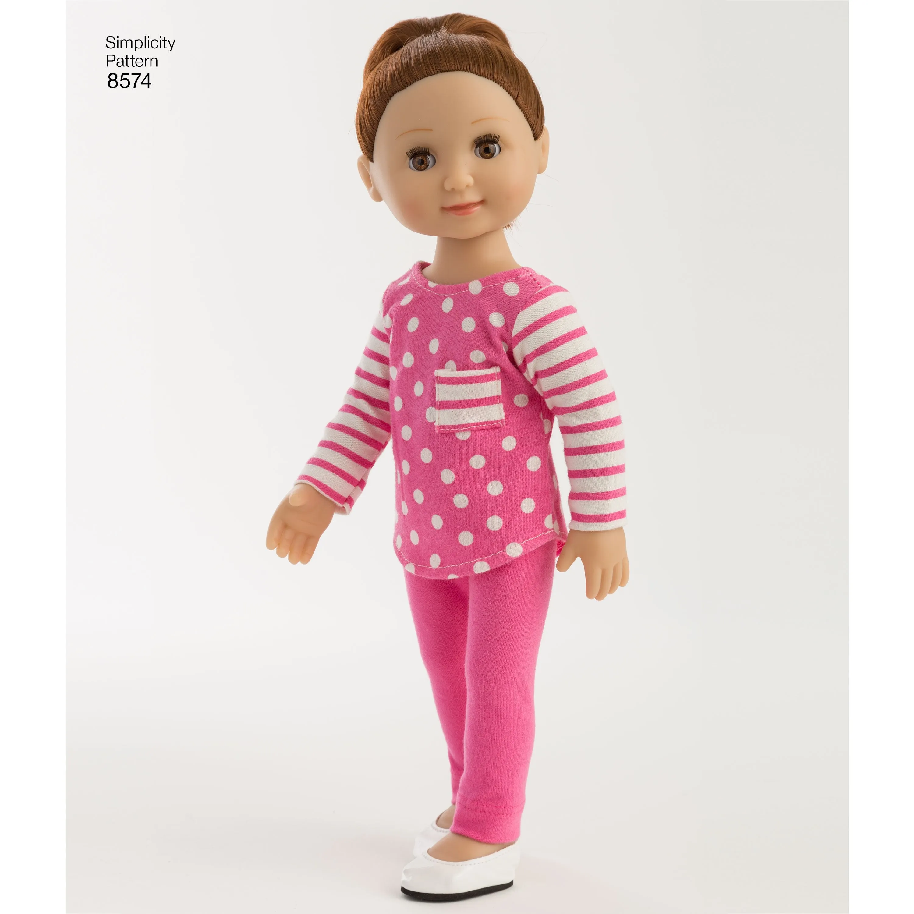 Simplicity Sewing Pattern 8574 doll clothes