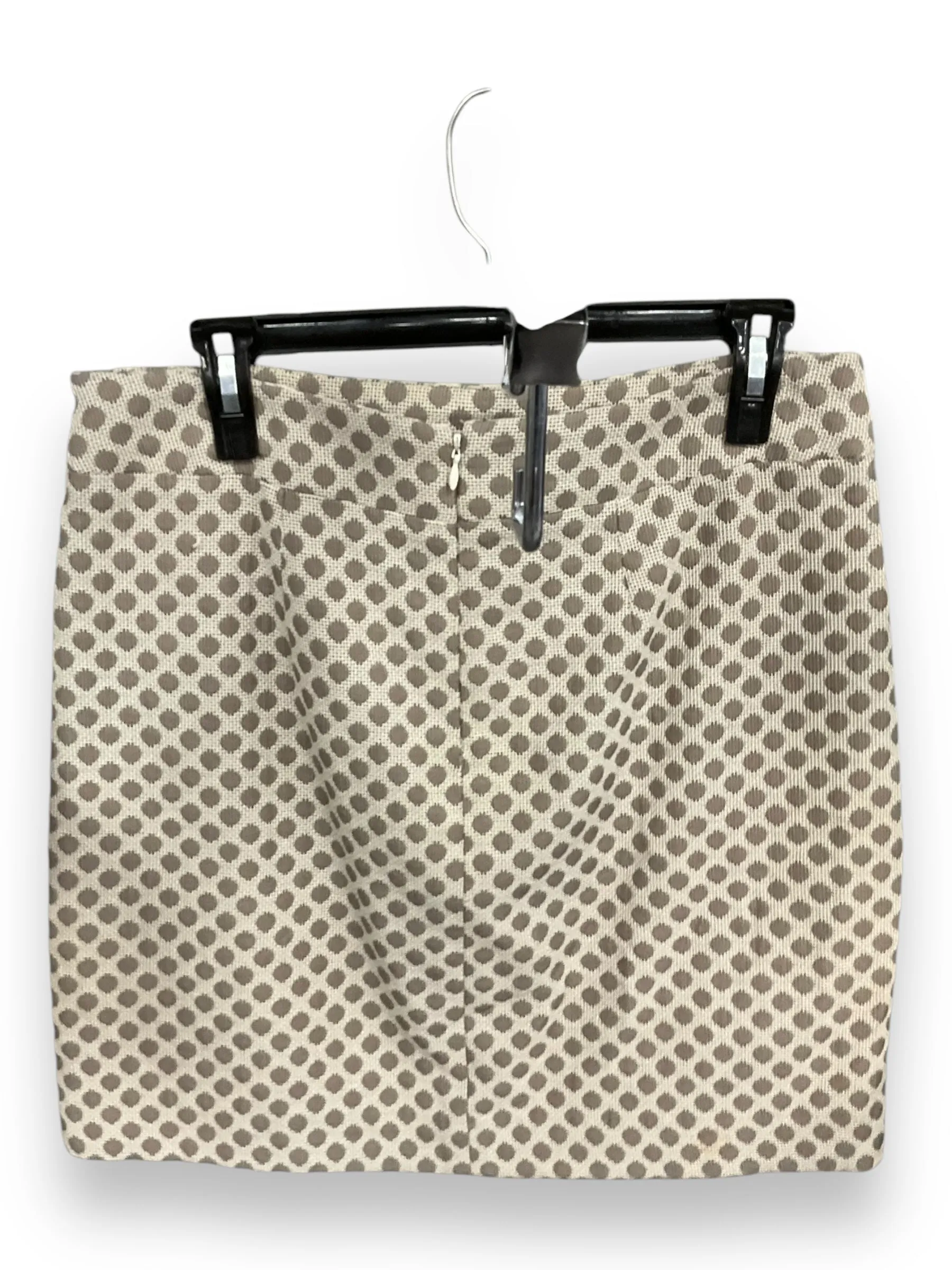 Skirt Midi By Loft In Polkadot Pattern, Size: 4