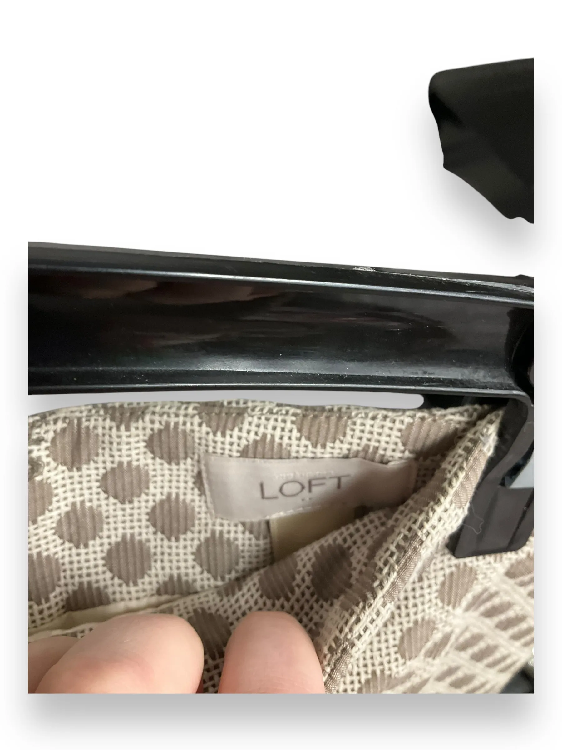 Skirt Midi By Loft In Polkadot Pattern, Size: 4