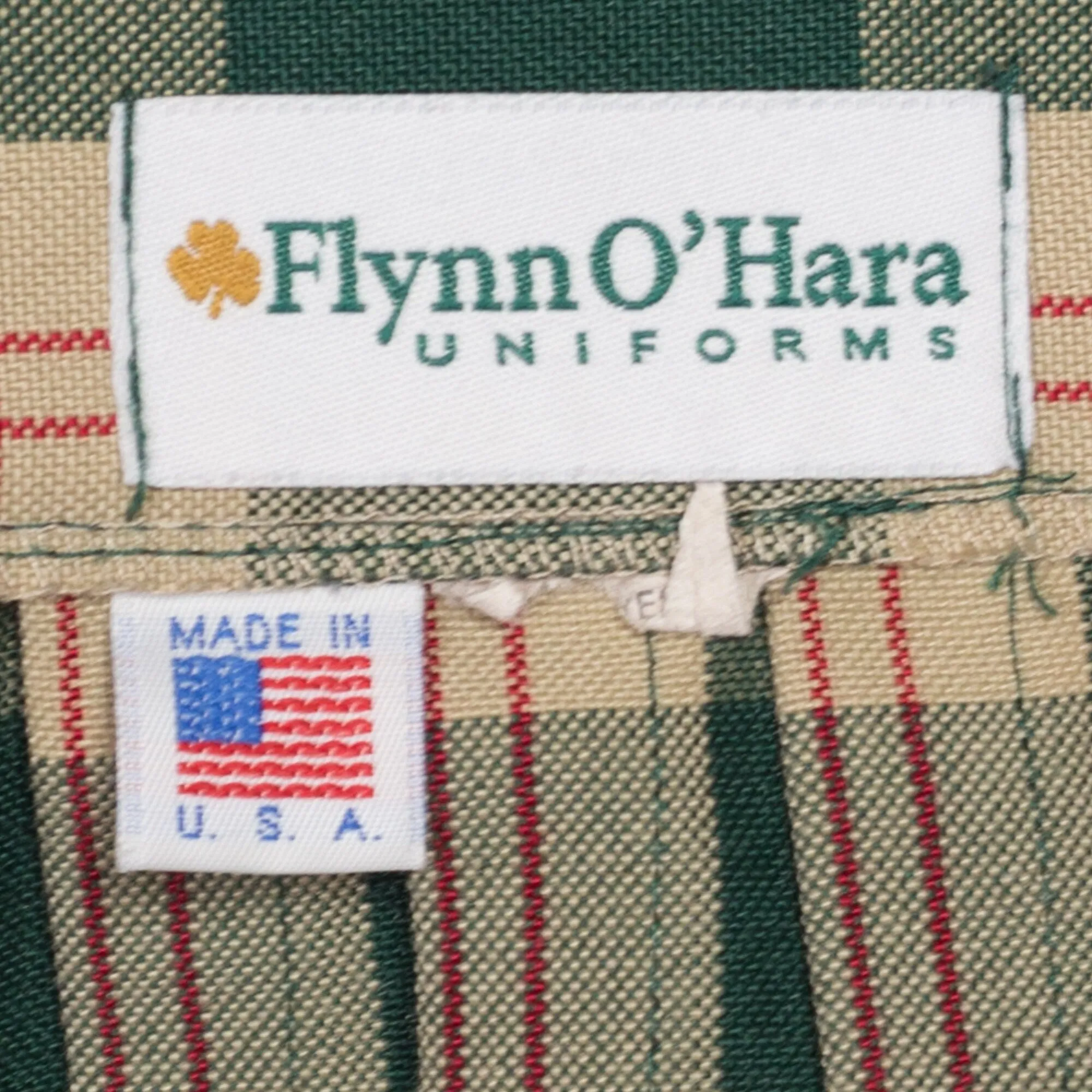 Small 90s Green Plaid Schoolgirl Wrap Skirt 27"