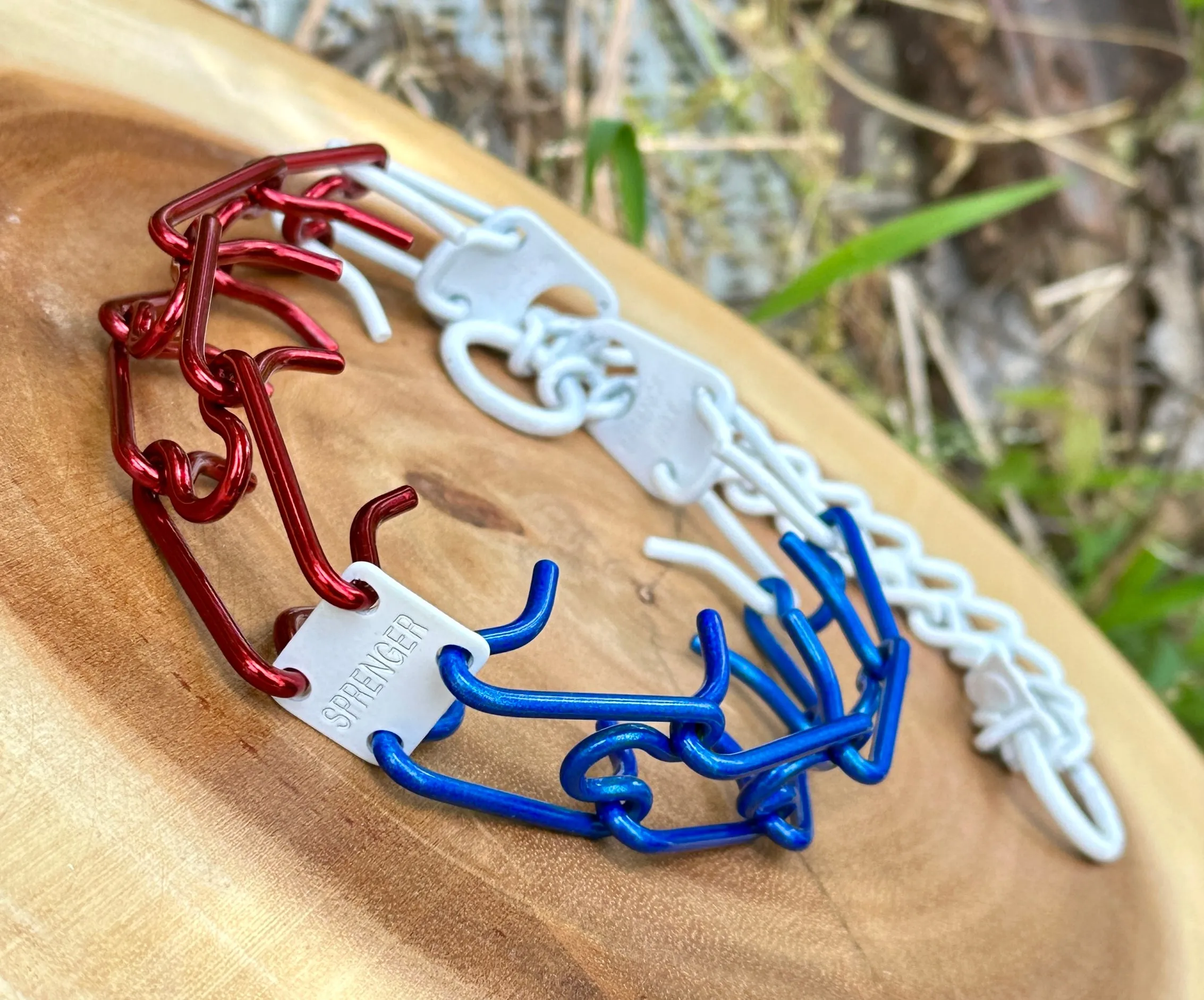 Stars & Stripes Collection Powder Coated Herm Sprenger Prong Collar