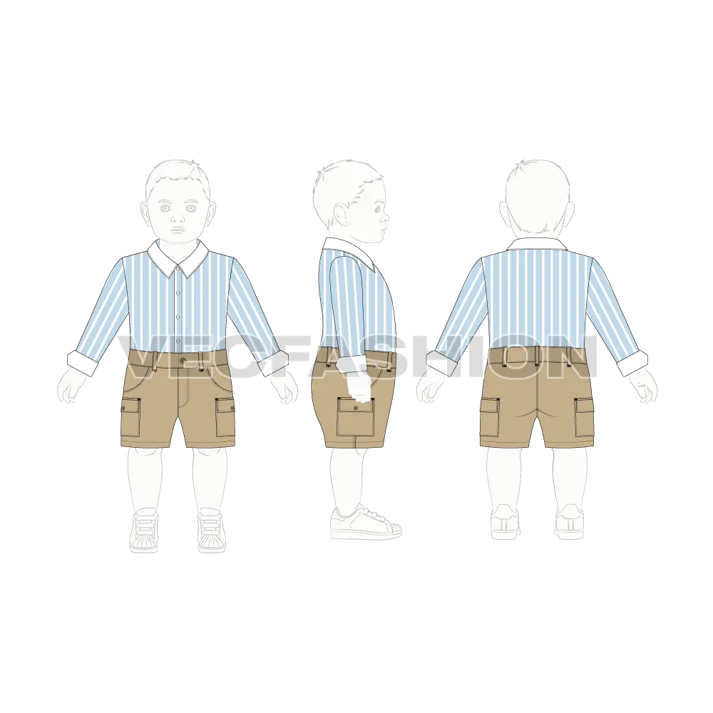 Toddler Boy Shirt and Shorts Set