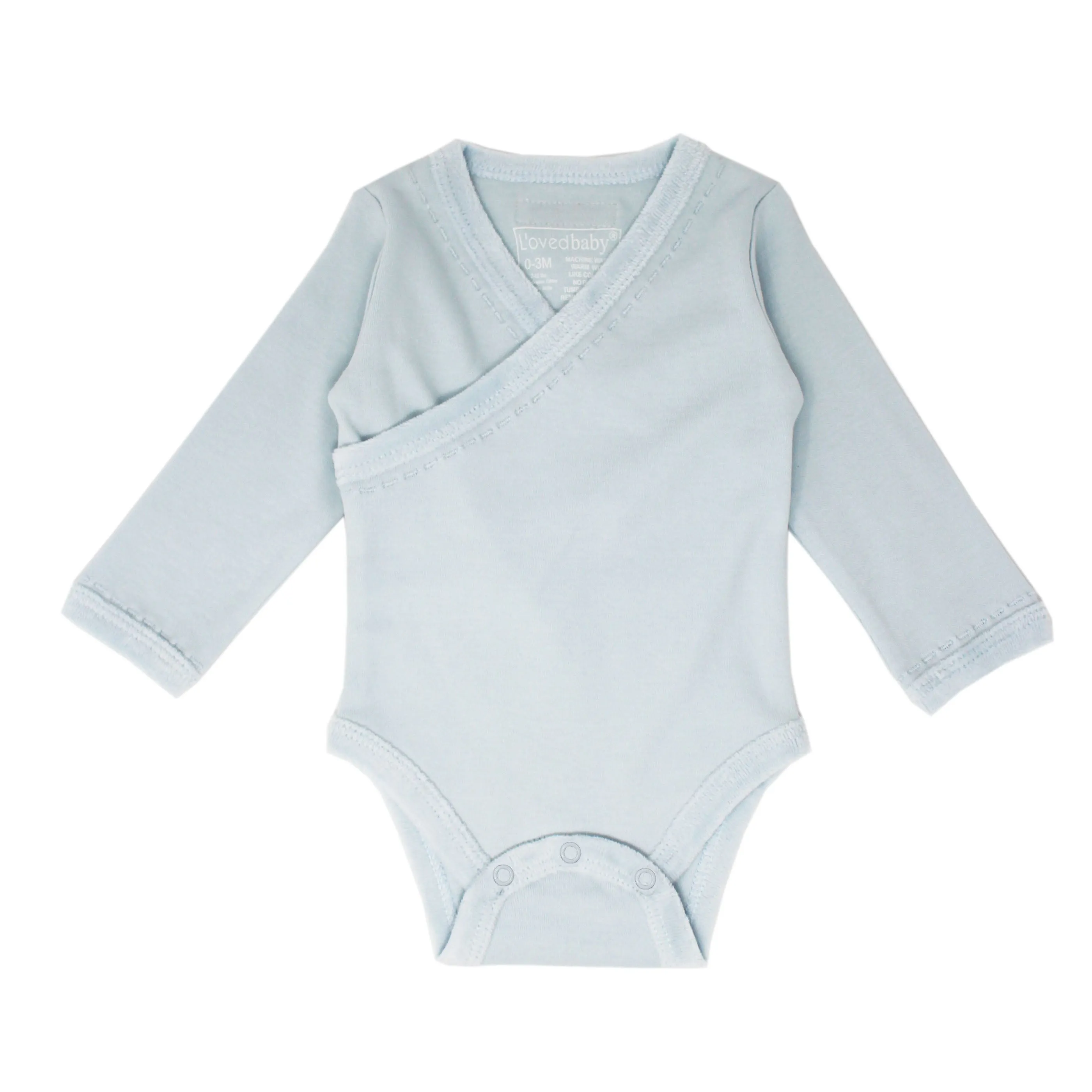 Velveteen L/Sleeve Wrap Bodysuit