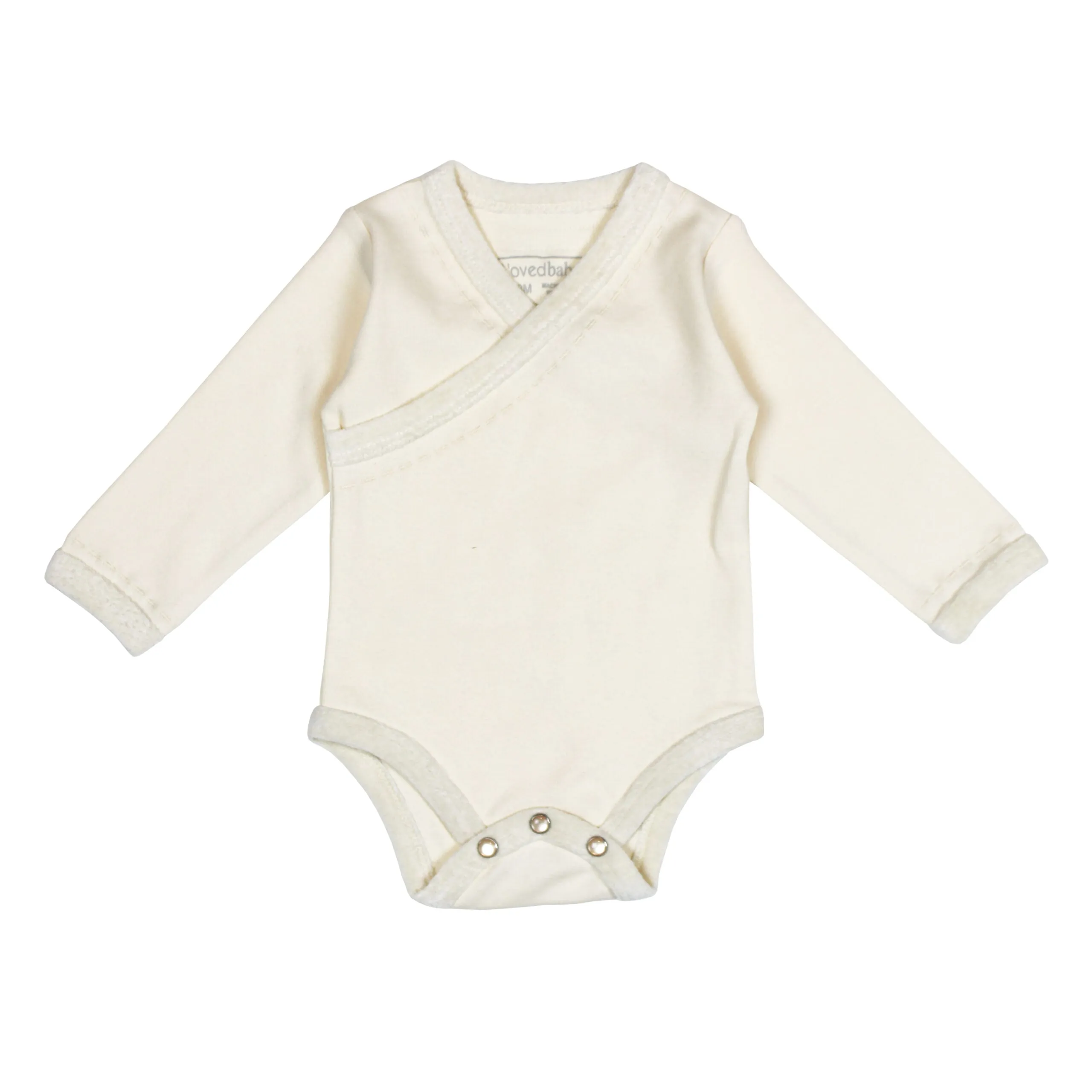 Velveteen L/Sleeve Wrap Bodysuit