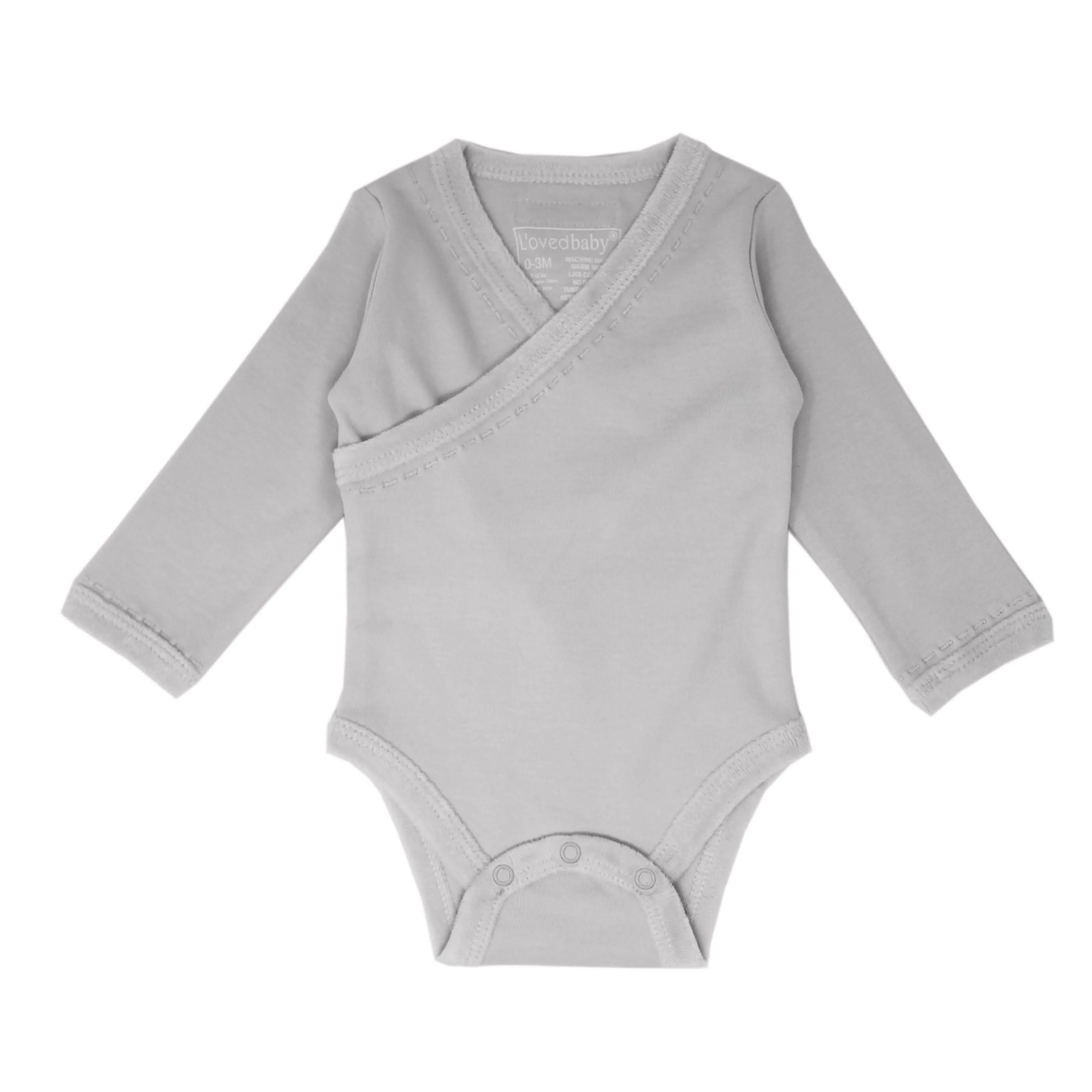 Velveteen L/Sleeve Wrap Bodysuit