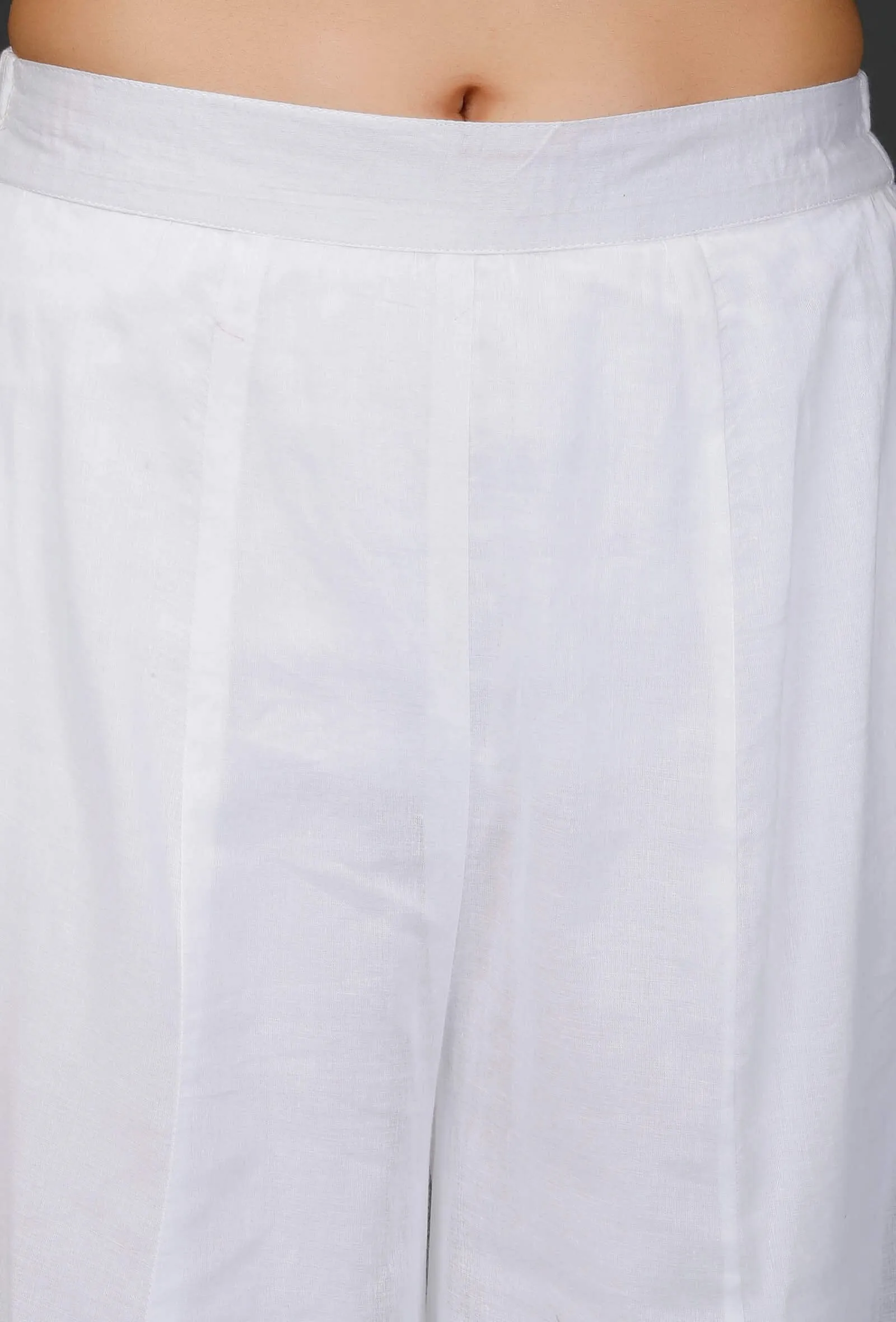 White Cotton Culottes