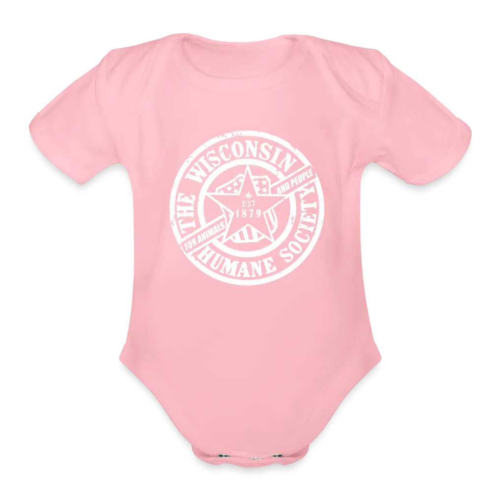 WHS 1879 Logo Organic Short Sleeve Baby Bodysuit