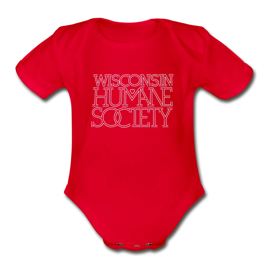 WHS 1987 Logo Organic Short Sleeve Baby Bodysuit