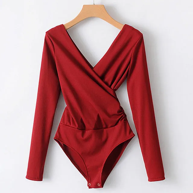 Women Long Sleeve Bodysuit