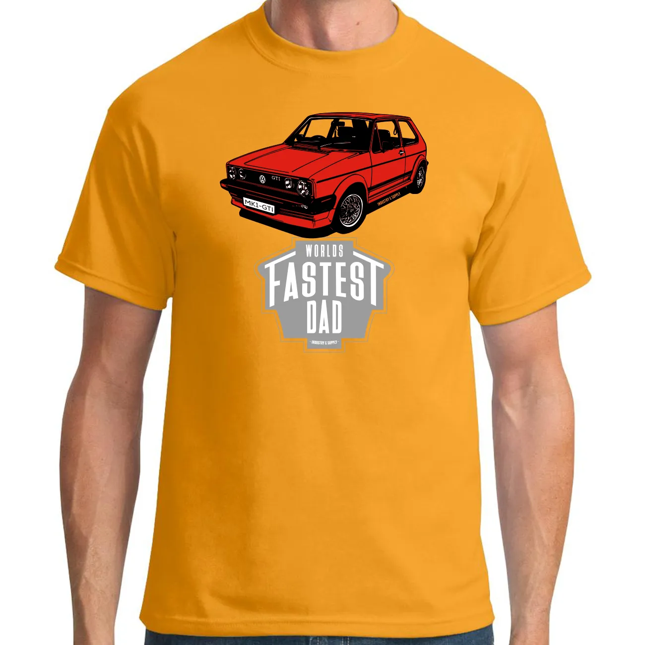 WORLD'S FASTEST DAD MK1 GOLF T-SHIRT