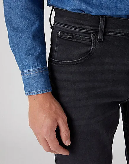 Wrangler Texas Slim Black Crow Jeans R