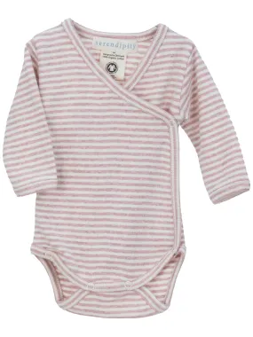 Wrap Bodysuit - Pink Stripe