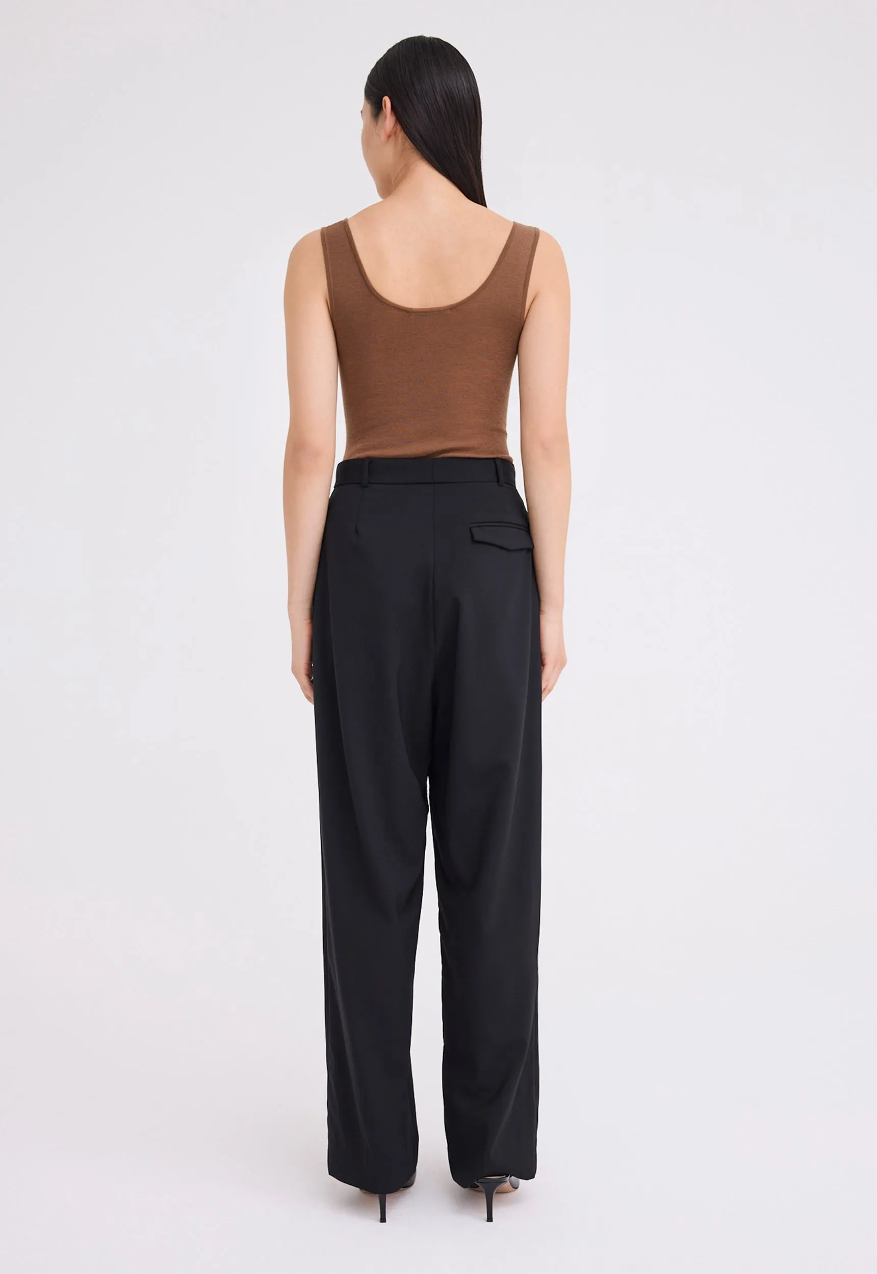 Yoda Merino Wool Bodysuit - Dario Brown